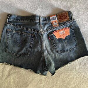 Levis 501 Womens Denim Shorts